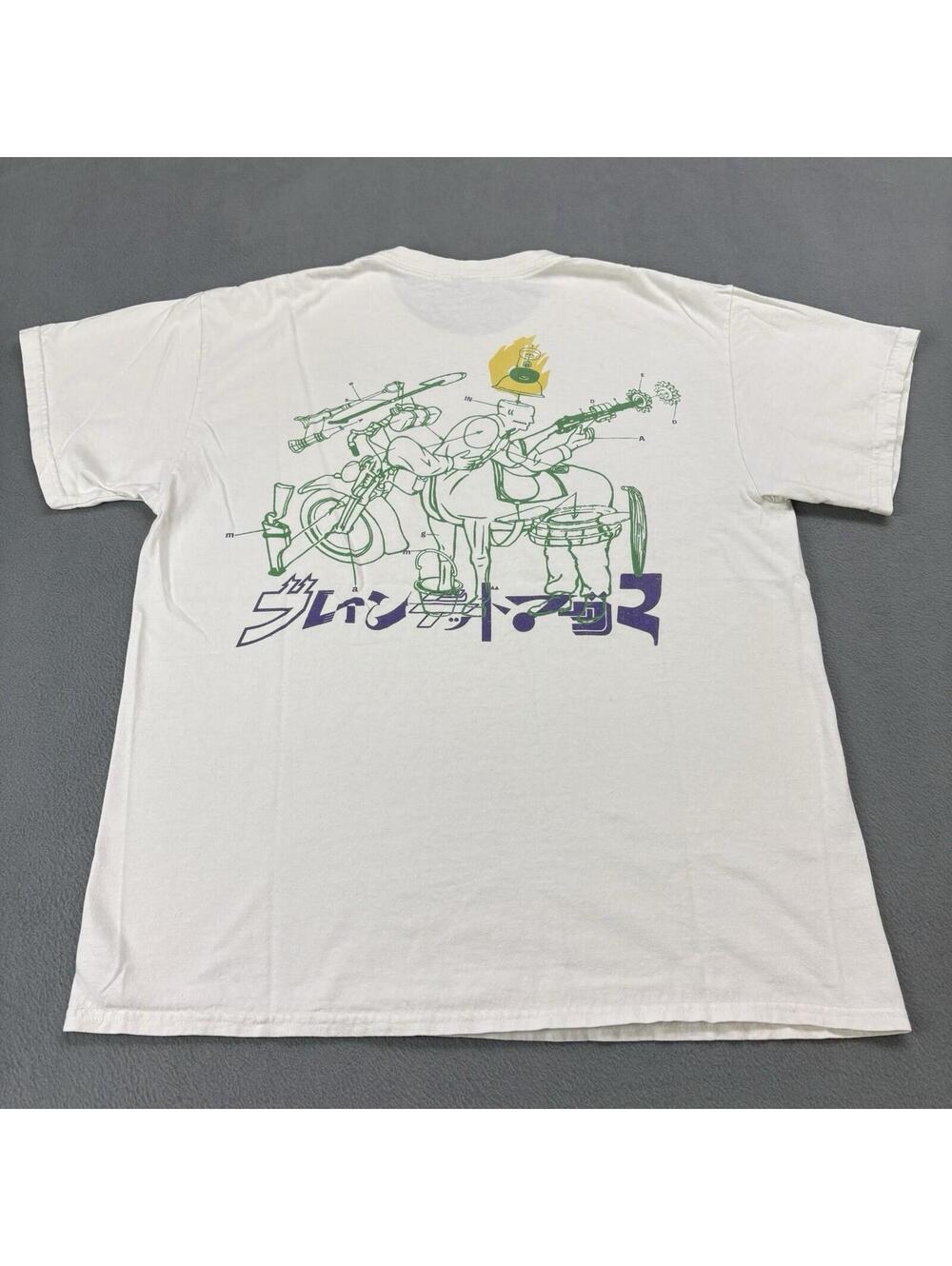 Brain Dead Pocket T Shirt Size Medium White Oversized Fit